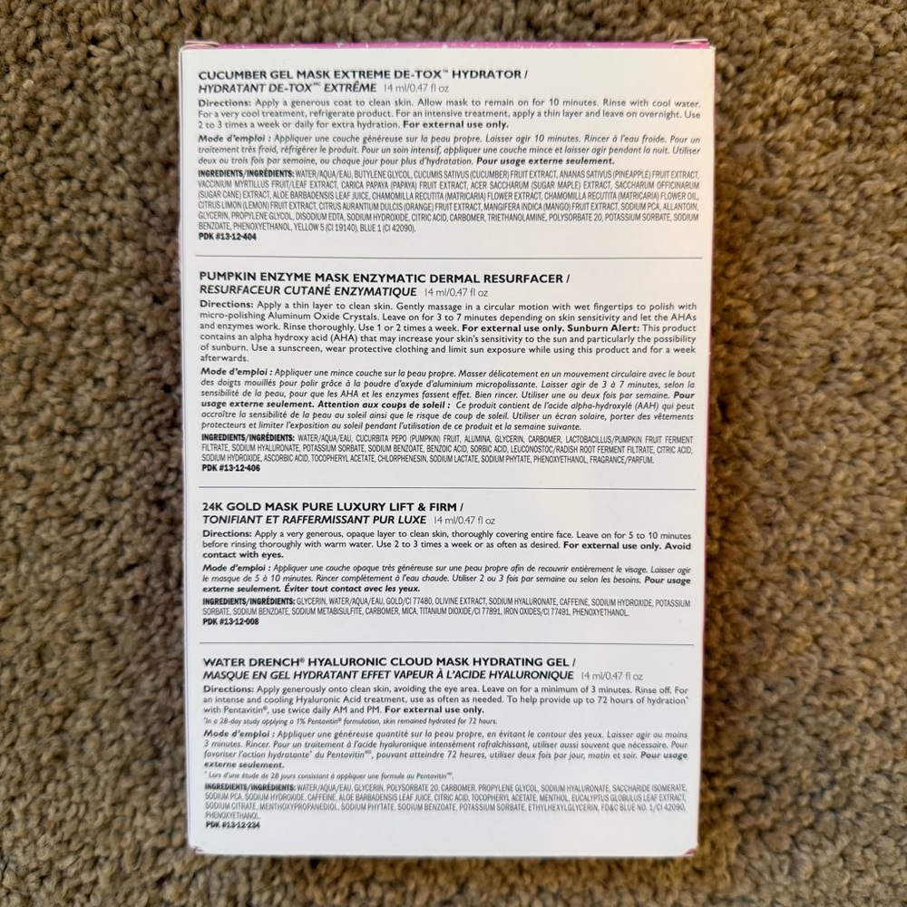 Peter Thomas Roth Mini Mask Multiverse 4-Piece Mask Set Skincare Gift - Picture 2 of 4